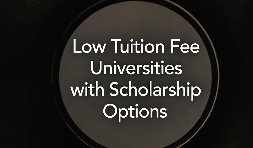 Low Tuition Fee Universities with Scholarship Options